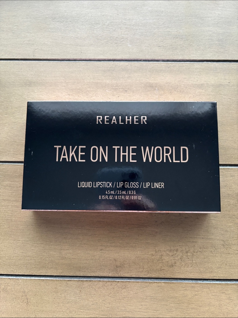 RealHer Take On The World Lip Set with Lipstick, Lip Gloss, and Lip Liner